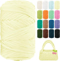 T Shirt Yarn 130 Yards Beginner Crochet Yarn Polyester Yarn