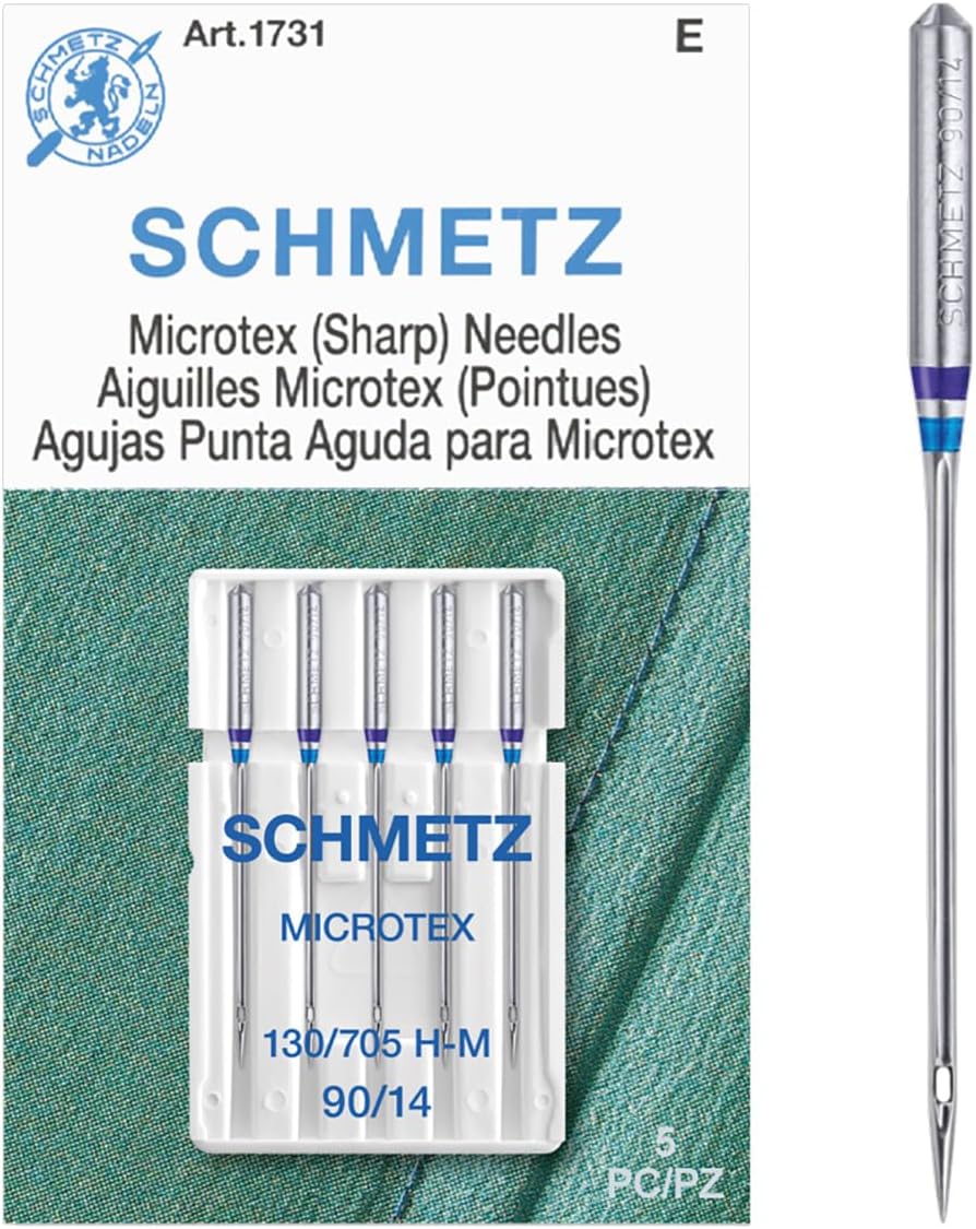SCHMETZ Microtex Sharp Sewing Machine Needles - Quilting &