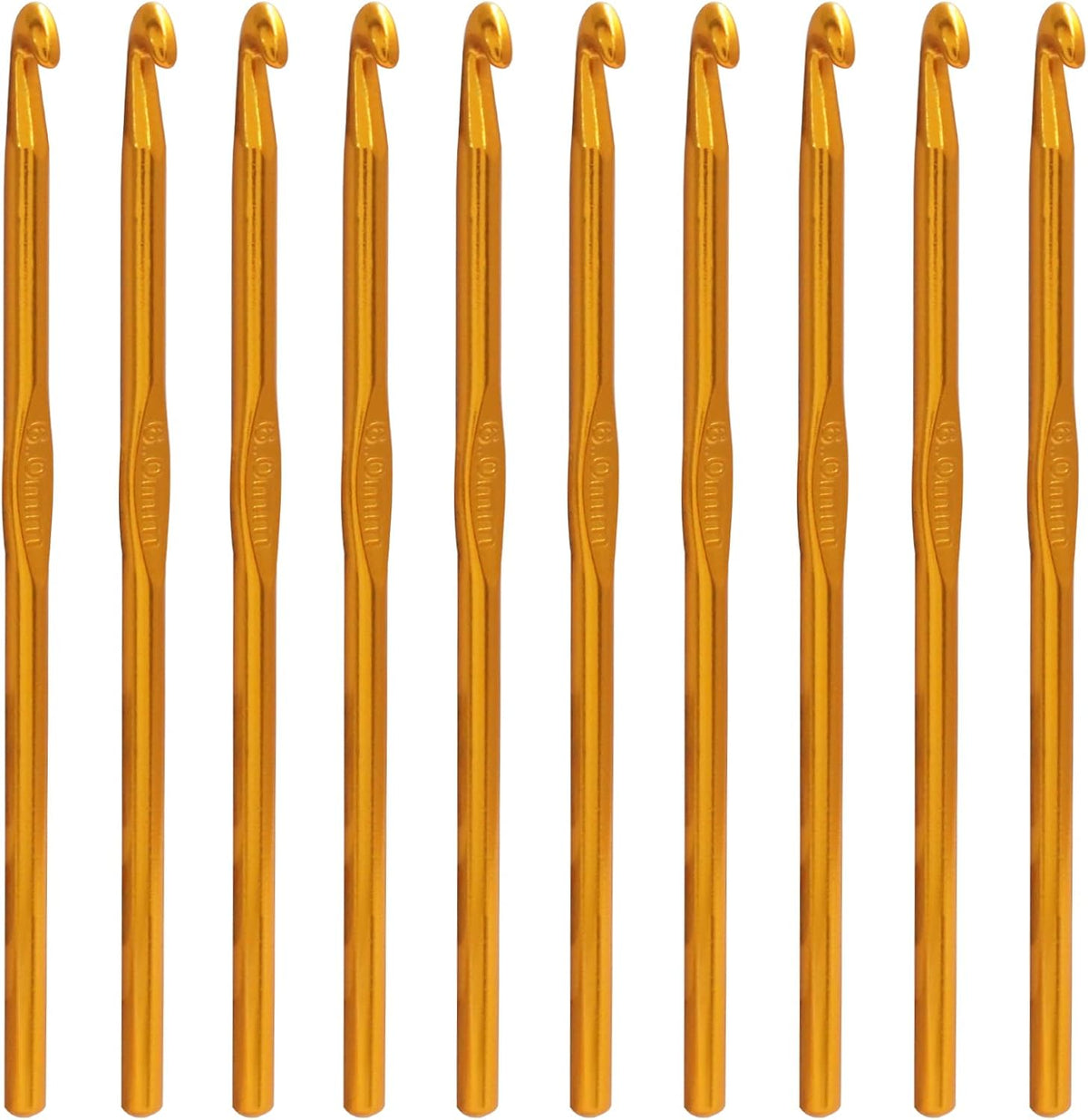 Bivethoi Aluminum Crochet Hook 6mm, 20 Pcs