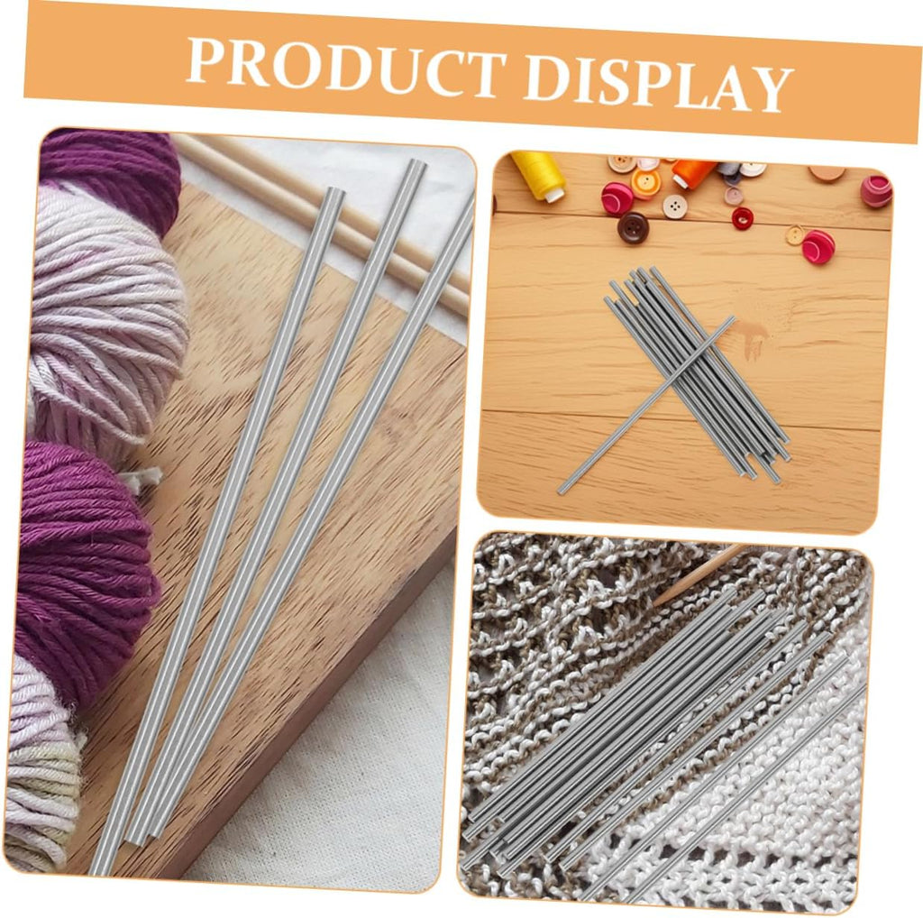 20pcs Stainless Steel Blocking Rods for Knitting Board Accessories