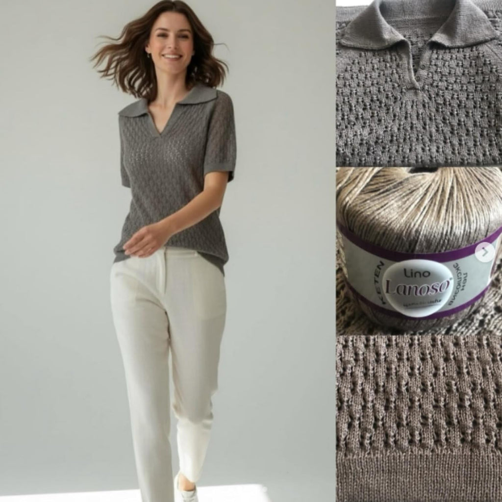 Lino Yarn - 50% Linen 50% Viscose Blend, 50g (1, 934)