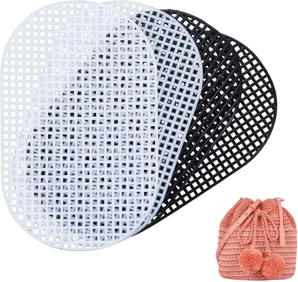 Needlepoint Canvas 16pcs Oval 5 Mesh Plastic Canvas Sheets for