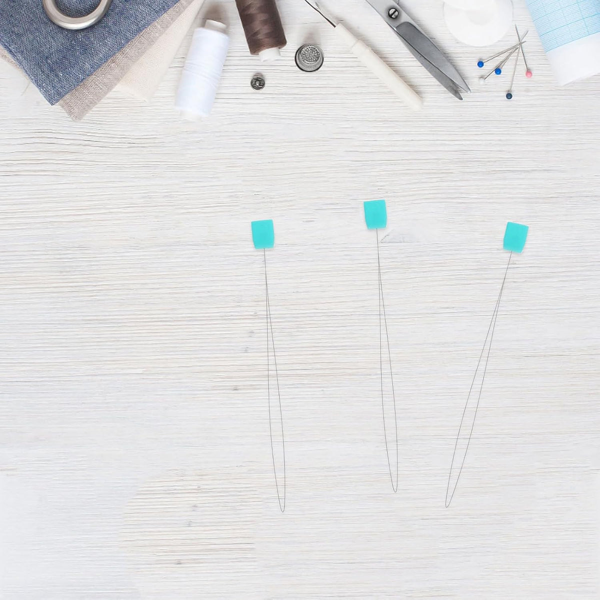 15pcs Long Punch Needle Threader Wire Hook Tool for DIY Sewing Crafts