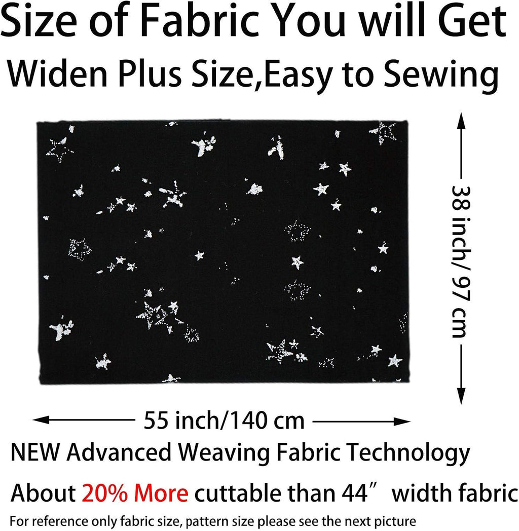 Master FAB 100% Cotton Woven Poplin Fabric by The Yard for Sewing DIY