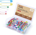 Safety Pins - 150 Pcs Assorted Sizes 6 Color Pins Bulk