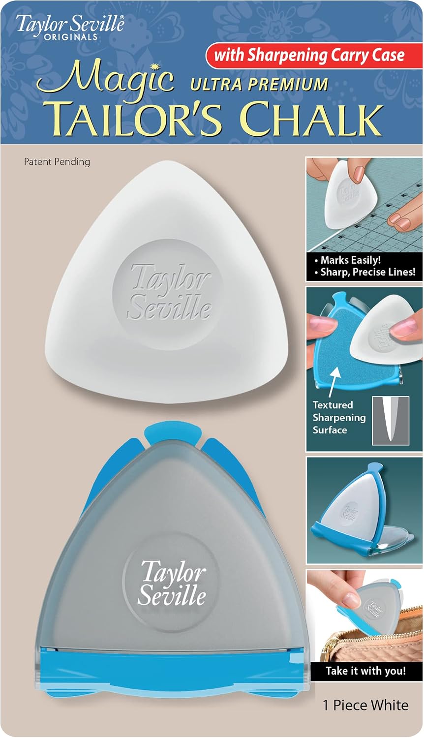 Tailor Seville Magic Ultra Premium Tailor's Chalk with Sharpening