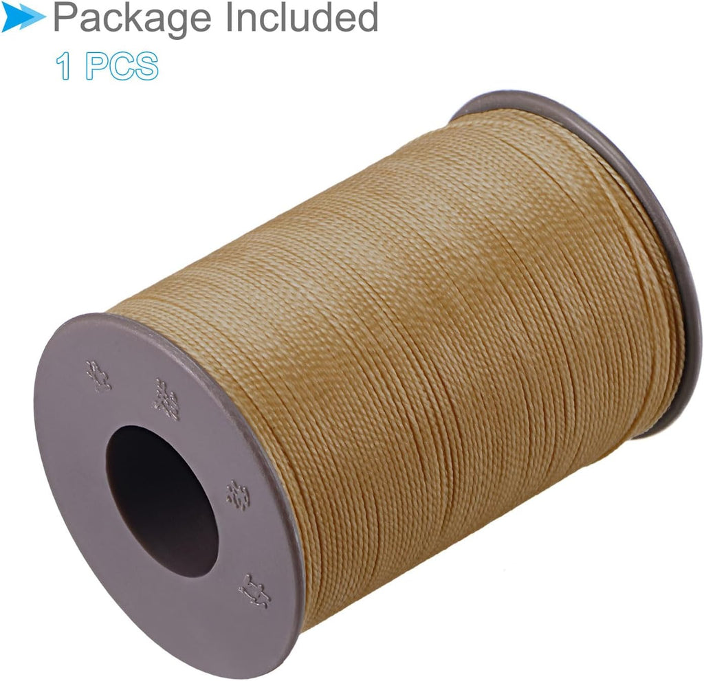 Thin Waxed Thread, 175 Yards 0.45mmmm Dia, Polyester Wax-Coated