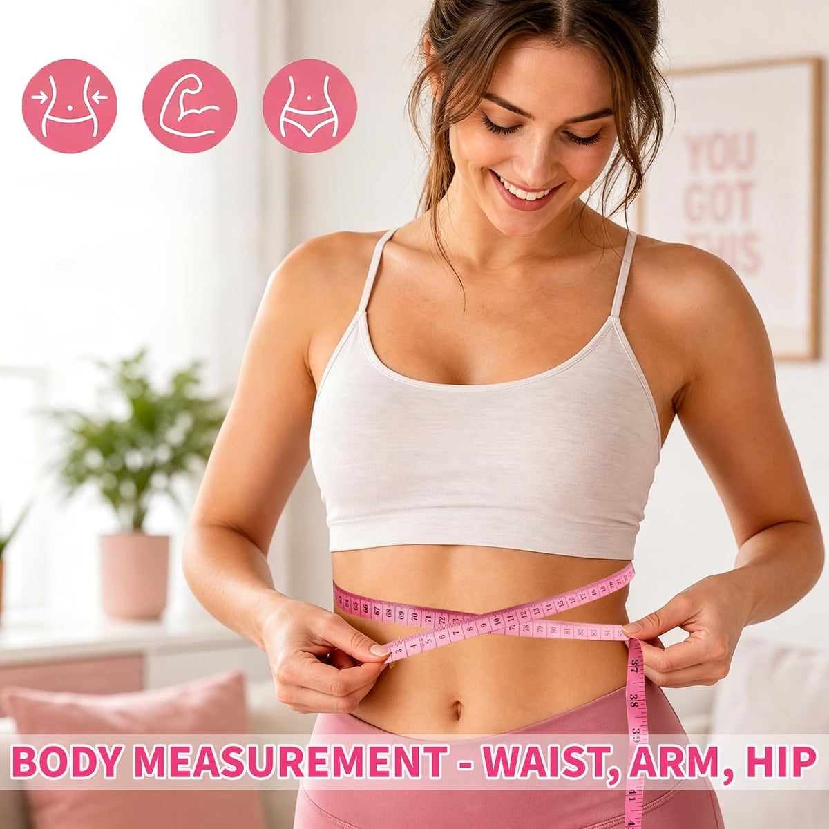 LOUHUA Tape Measures 24 Pack, Soft Measuring Tape Bulk for Body Sewing