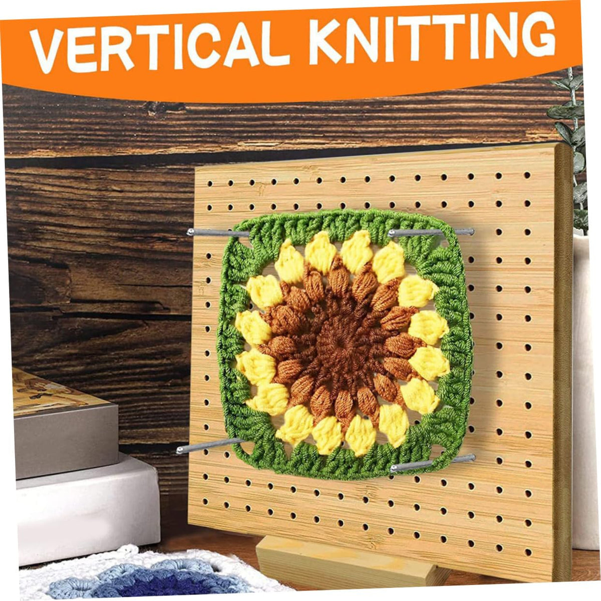 DIY Crochet Board Fixing Rods Stainless Steel Knitting Tools Blocking