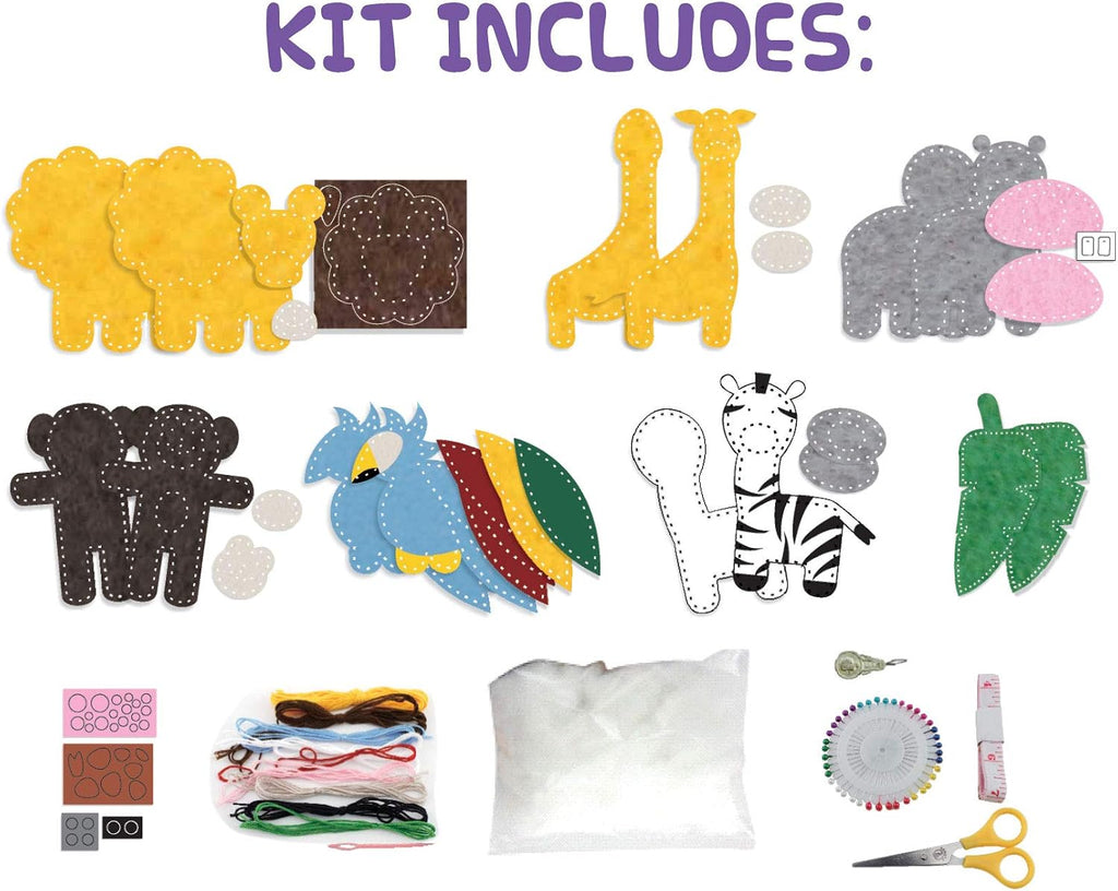 Peachy Keen Crafts Kids Sewing Kit, Learn to Sew for Ages 8-12