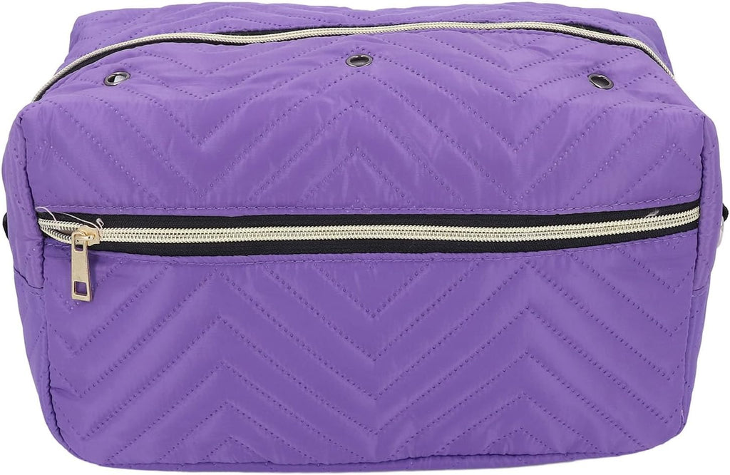 Mingzhe Knitting Bag with Large Storage Capacity (Purple)