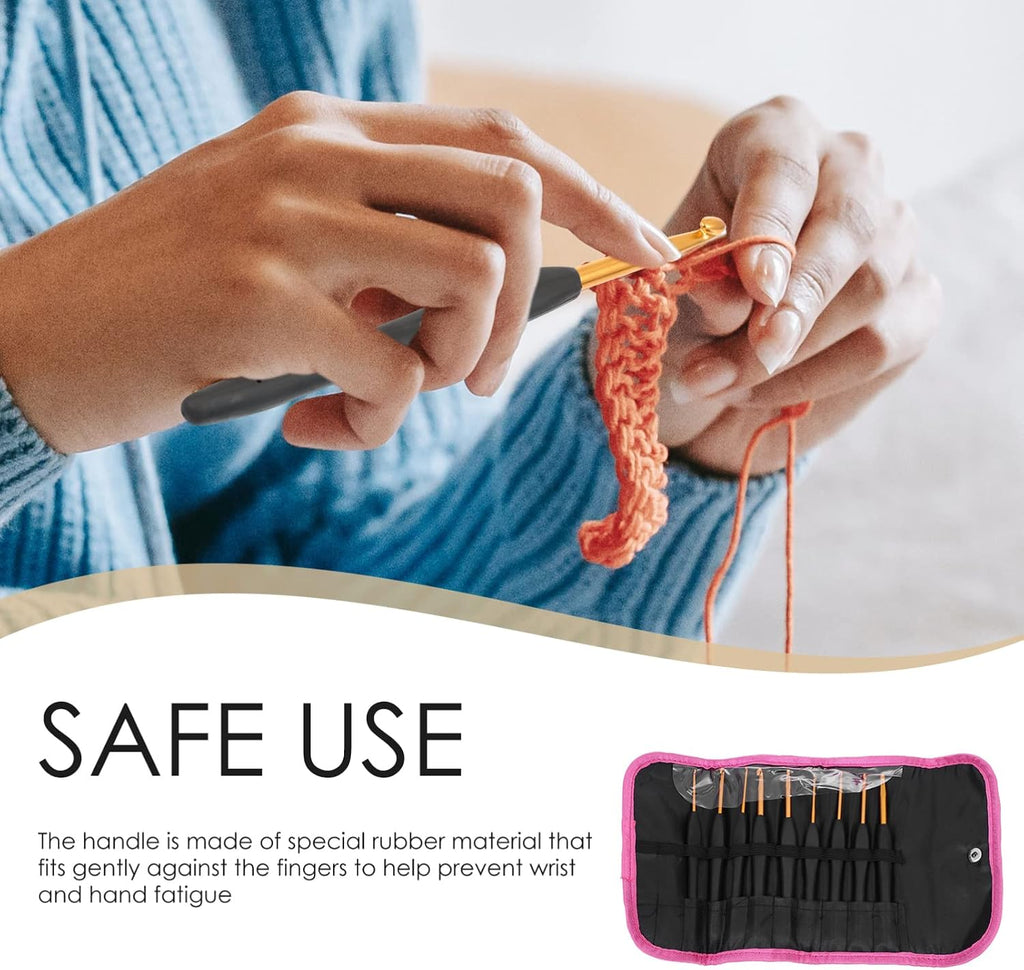 Yarn Craft Crochet Hooks for Beginners 9 Piece Set Winter Season