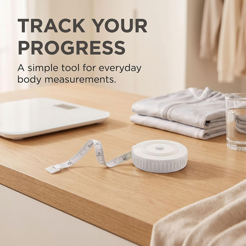 White Measuring for Body,Soft Tape Measure for Body Sewing Fabric