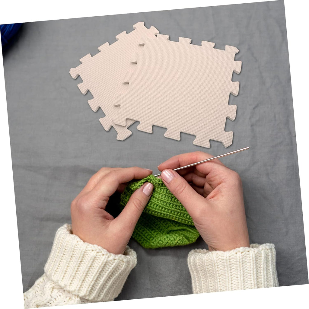 Portable Foam Knitting Board 9pcs Multi-Function Blocking Mat