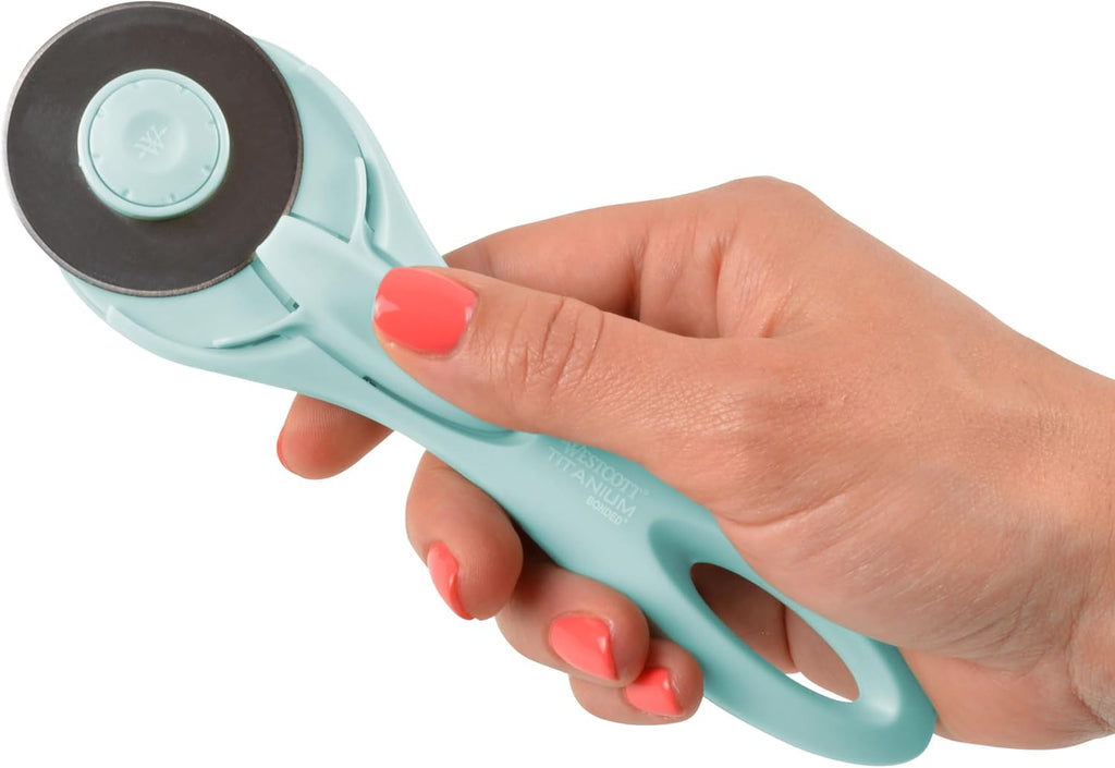 Westcott 3-Piece Craft Set - 45mm Rotary Cutter for Fabric, Cutting