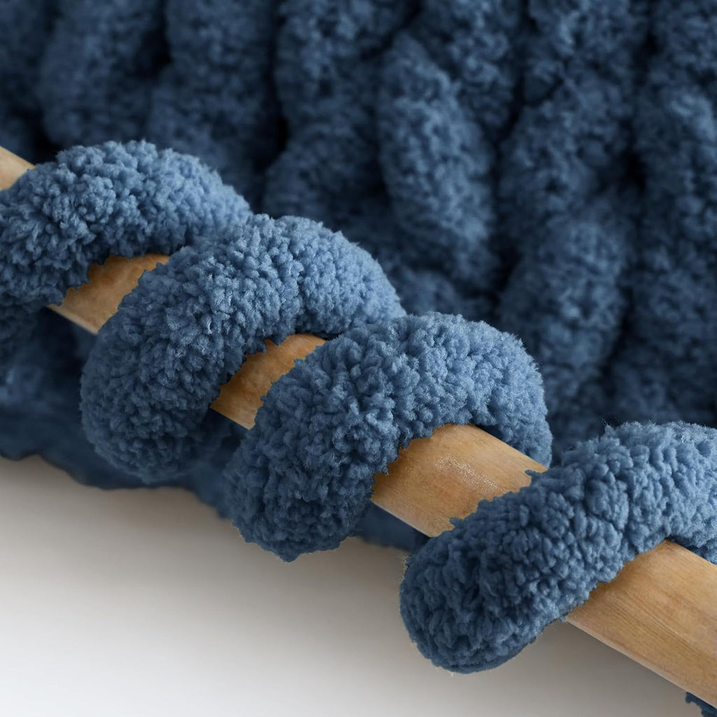 Jumbo Chunky Yarn for Hand Knitting - Super Thick Chenille Chunky Yarn