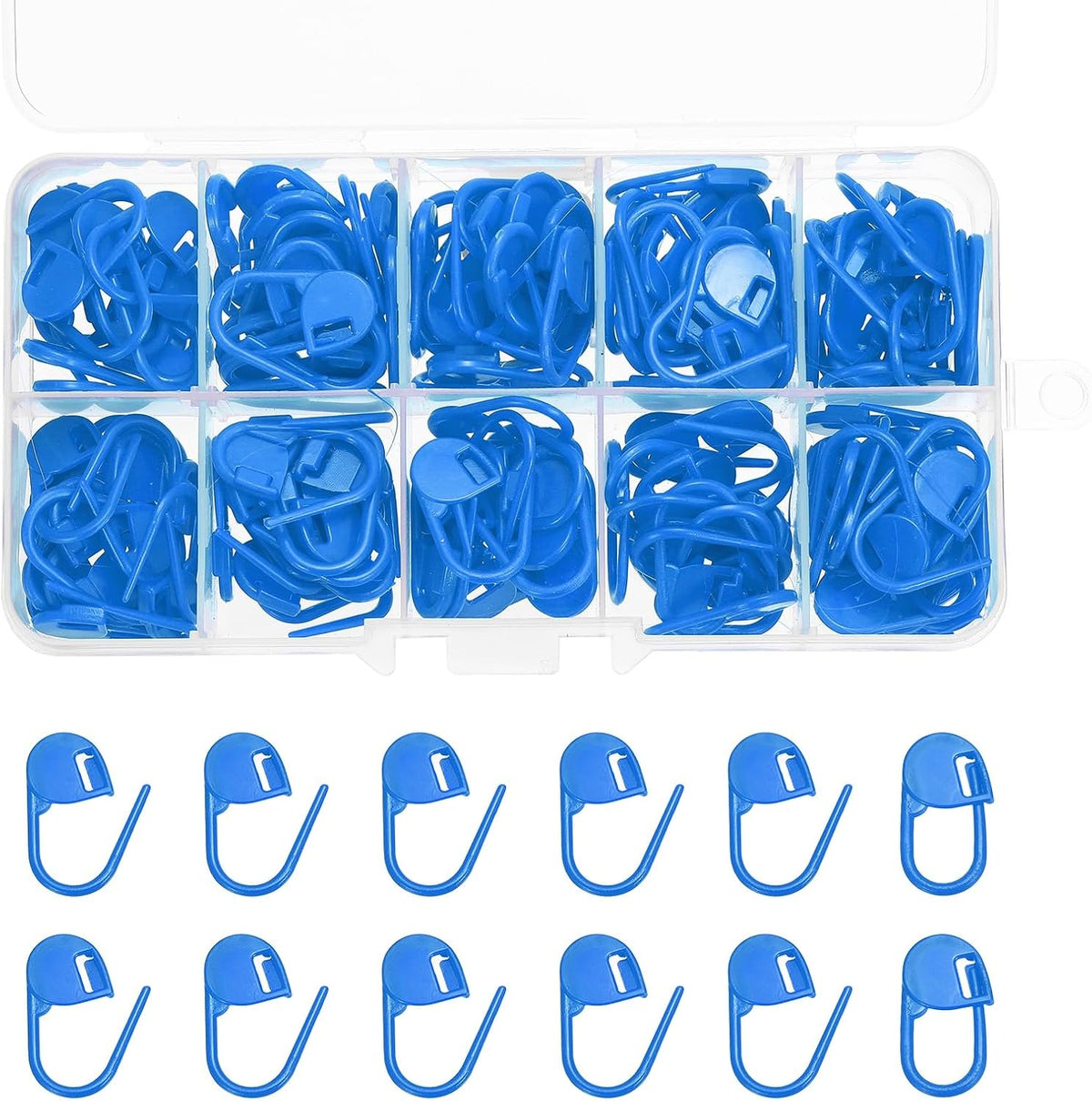 PATIKIL Crochet Stitch Markers, 150Pcs Plastic Knitting Crochet