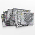 Graywork Fat Quarter Bundle (8 Pieces) by Tula Pink for FreeSpirit