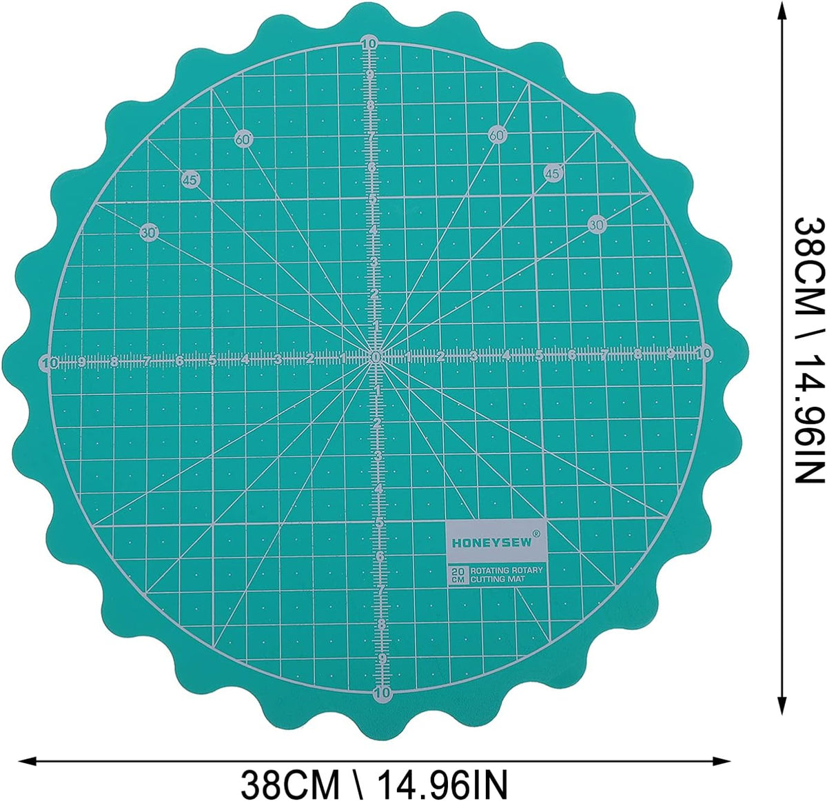 EXCEART Small Fabric Rotary Mat 1PC Cutting Mat Diameter Healing
