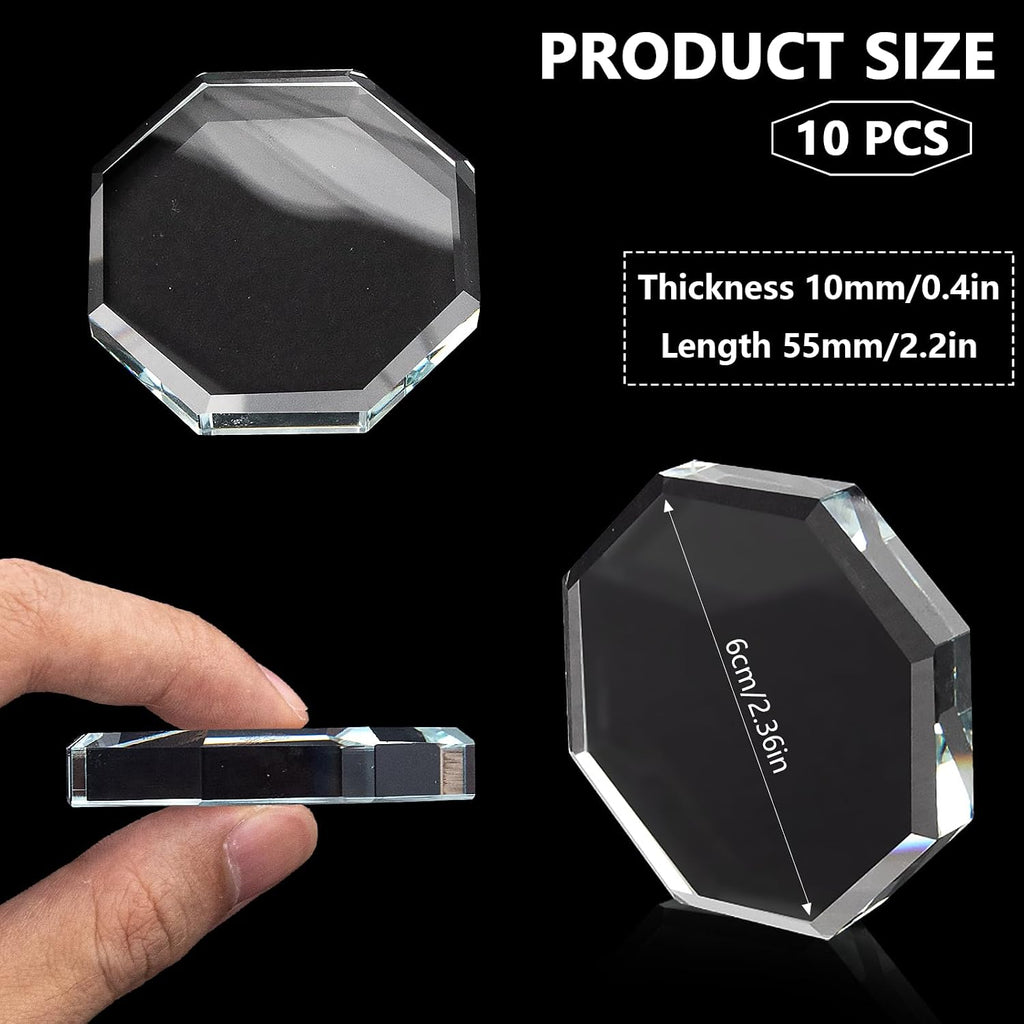 10 Pcs Glass Fabric Sewing Weights, Glass Pattern Weights for Sewing