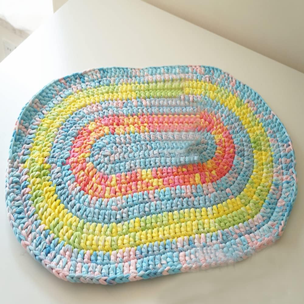 2 Pack 200g Cloth T-Shirt Yarn Fabric Crochet Yarn Knit Basket Crochet