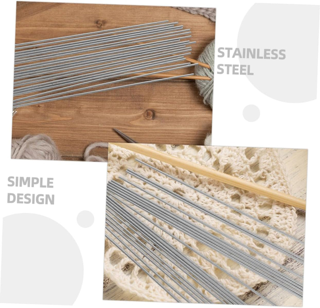 TEHAUX 2sets Blocking Board Pegs Stainless Steel Rod Pins Set of