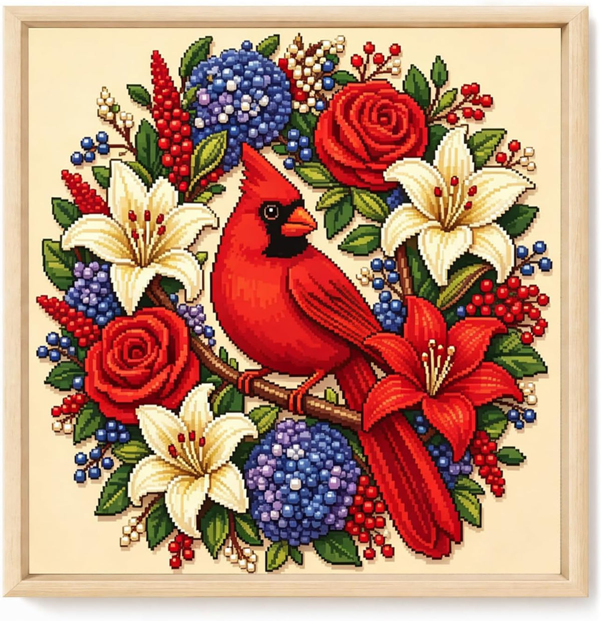 Stamped Embroidery Cross Stitch Kit 11CT Animal Pattern DIY