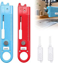 Sewing Machine Needle Threader (2Pcs,Red+Blue)