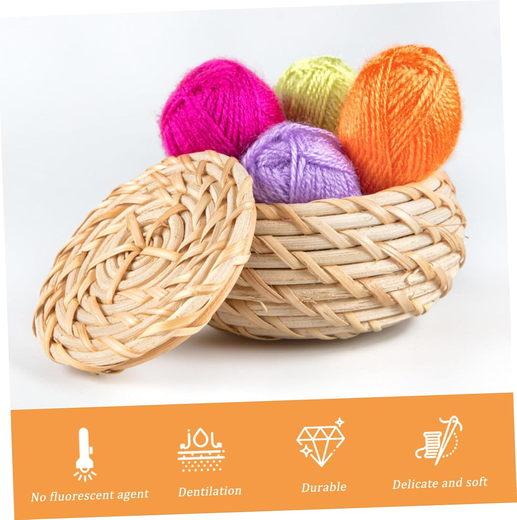 Acrylic Yarn 12 Rolls 10g 12 Colors Crochet Knitting Wool Xmas