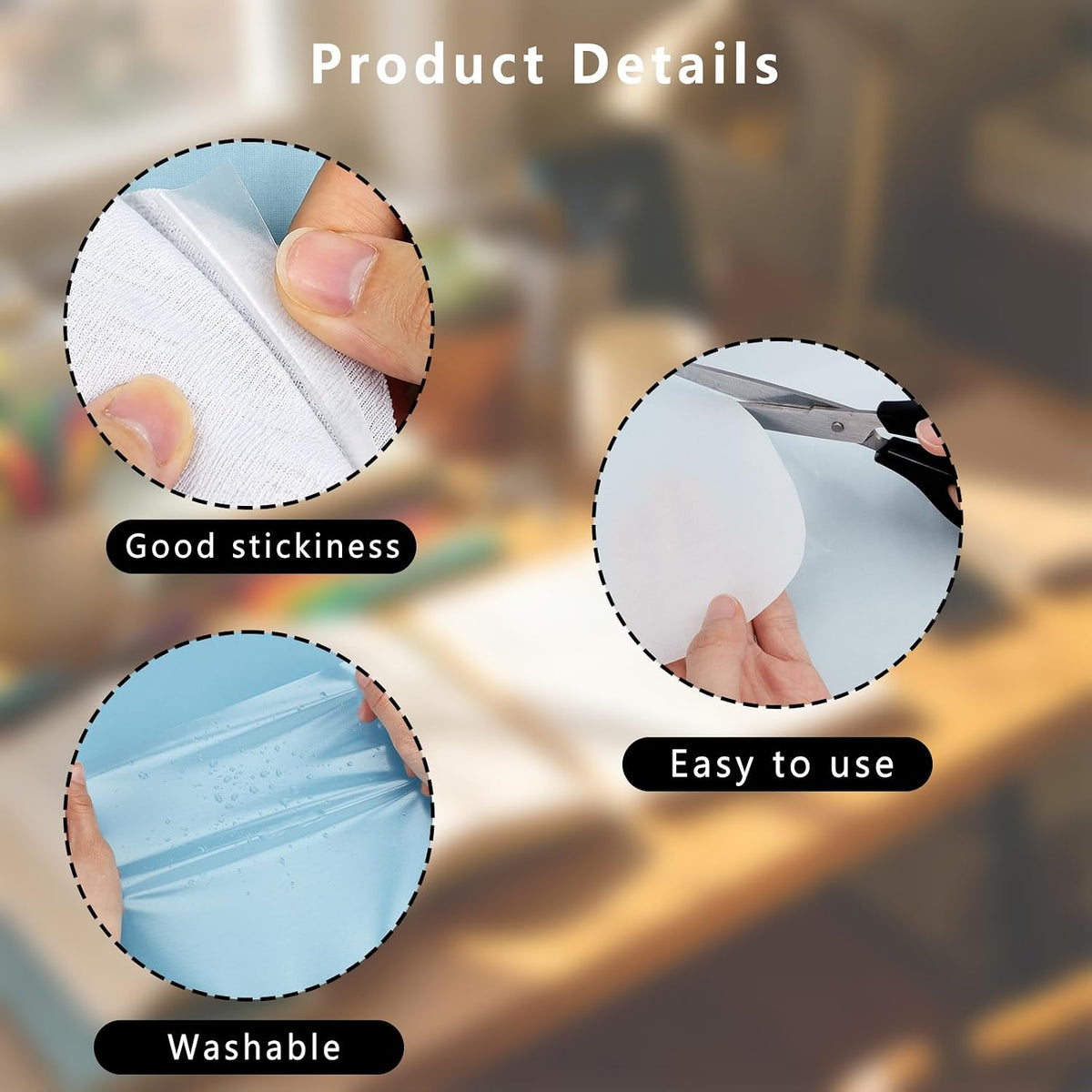 20Pcs Double Sided Iron On Adhesive Sheets, 7.8 x 11.8 Inch