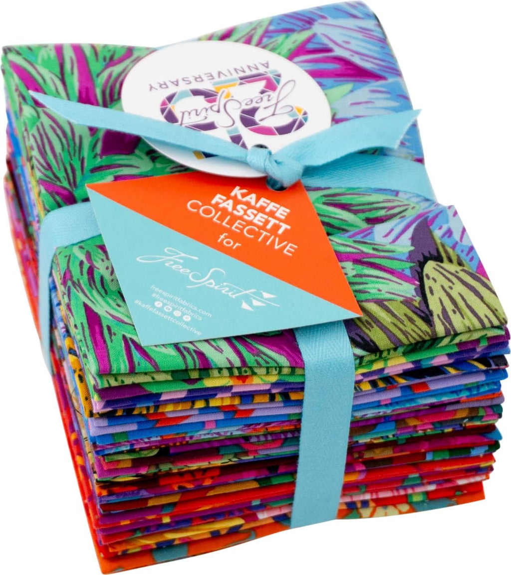 Kaffe Fassett Collective August 2026 Jewel 20 Fat Quarters FreeSpirit