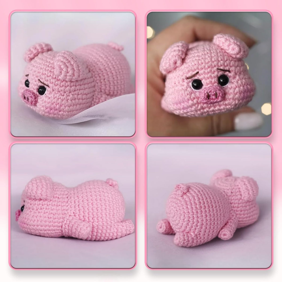 JXINLODGEG Crochet Kit for Beginners, Crochet Animal Kits for Starters