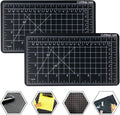 ARTIST'S BEST 2 Pc. 5" x 9" Self Healing Black Cutting Mat | Rotary