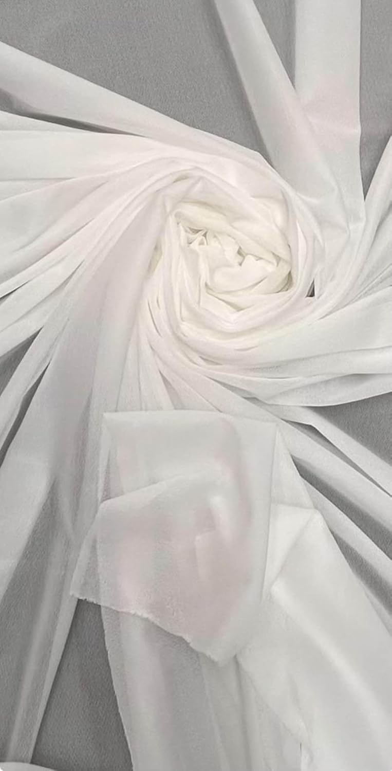 White & Black Tricot Fusible Interfacing – Soft, Stretchable
