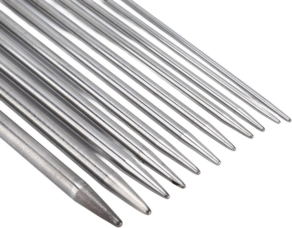 55pcs Double Pointed Knitting Needles Set, 11 Sizes for Beginners