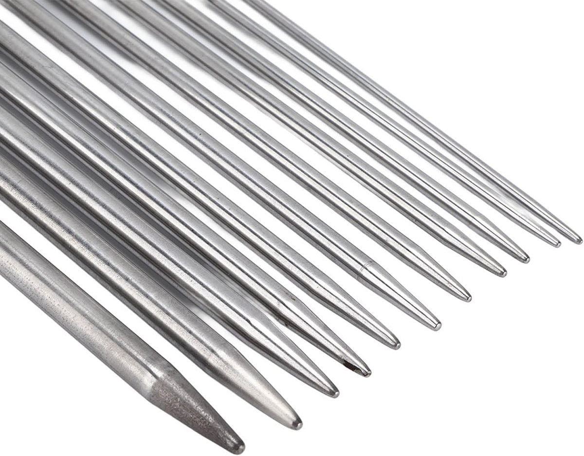 55pcs Double Pointed Knitting Needles Set, 11 Sizes for Beginners