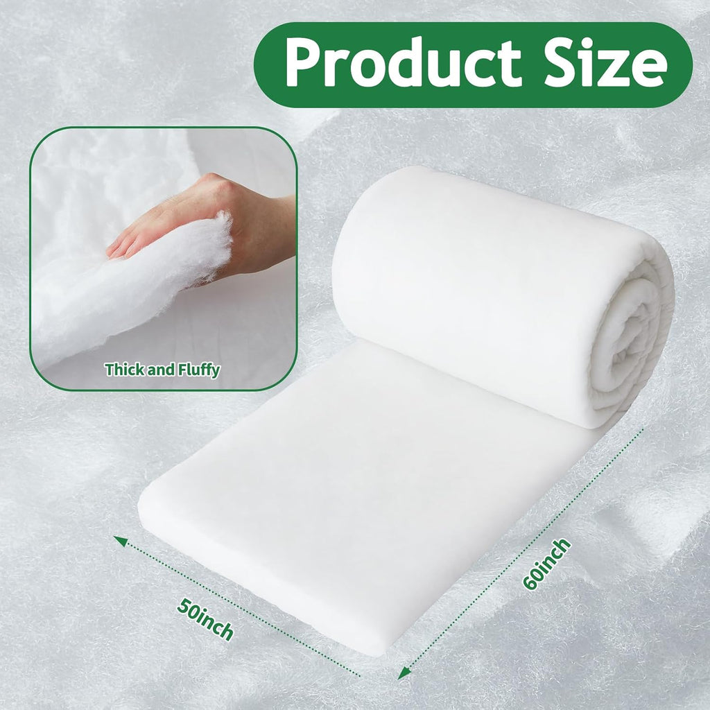 RRKTP Upholstery Batting for Quilting, 230 GSM Dacron Polyester Quilt