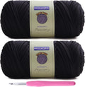 Mooaske 2 Pack T-Shirt Crochet Yarn for DIY Knitting Crochet Cloth