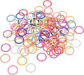 200pcs Metal Stitch Markers, 12mm Multi-Color Rings