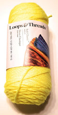 Soft Classic Yarn by Loops & Threads - 252 Yards - Medium (4) - Neon