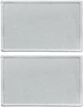 stidsds 2 Pack Plain White Flag Patch Solid White Flags Embroidered