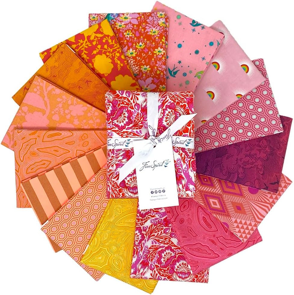 Saturday Stash: Fruity Fat Quarter Bundle (15 Pieces) by Tula Pink for