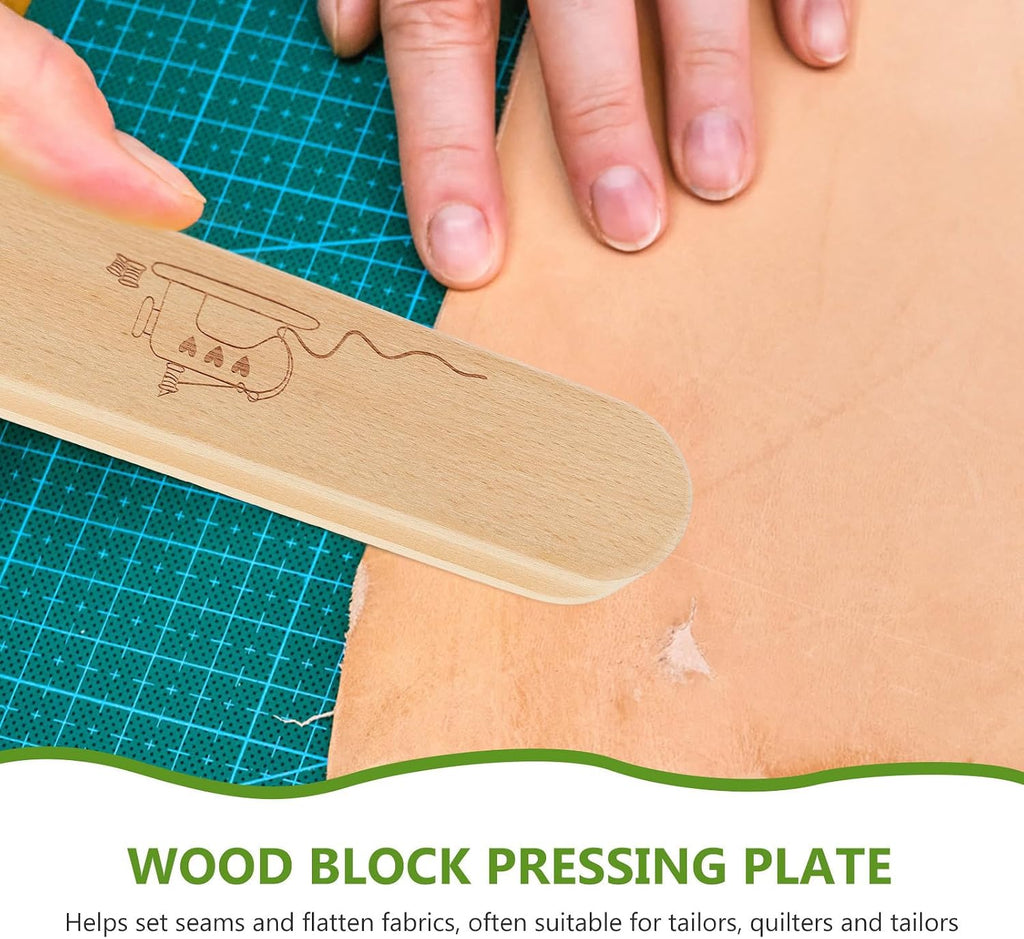Wooden Quilting Pressing Board for Sewists Bias Tape Edges Crafting