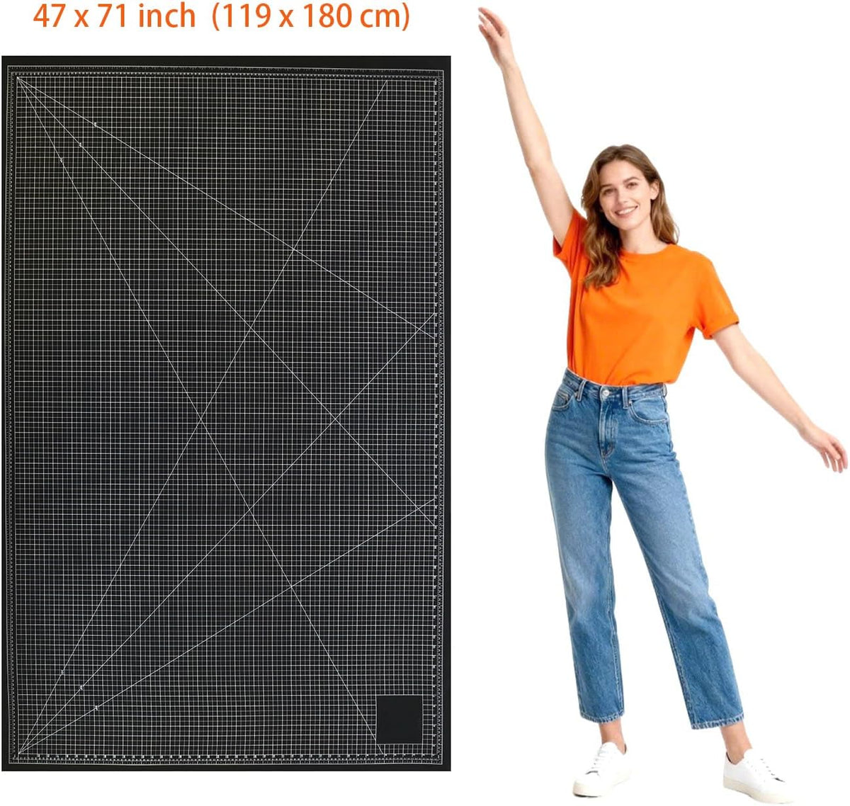 Self Healing Cutting Mat Extra Large 48 x 72 in, Large Table Protector