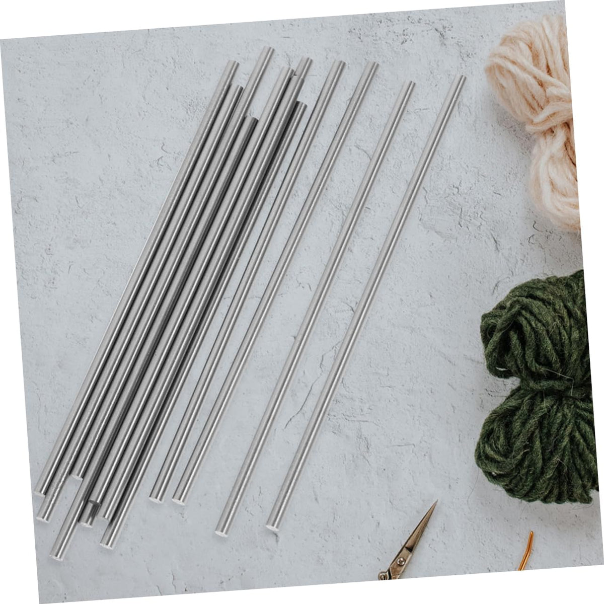 Crochet Board Rod Set for Wooden Blocking Boards, 20pcs Stainless