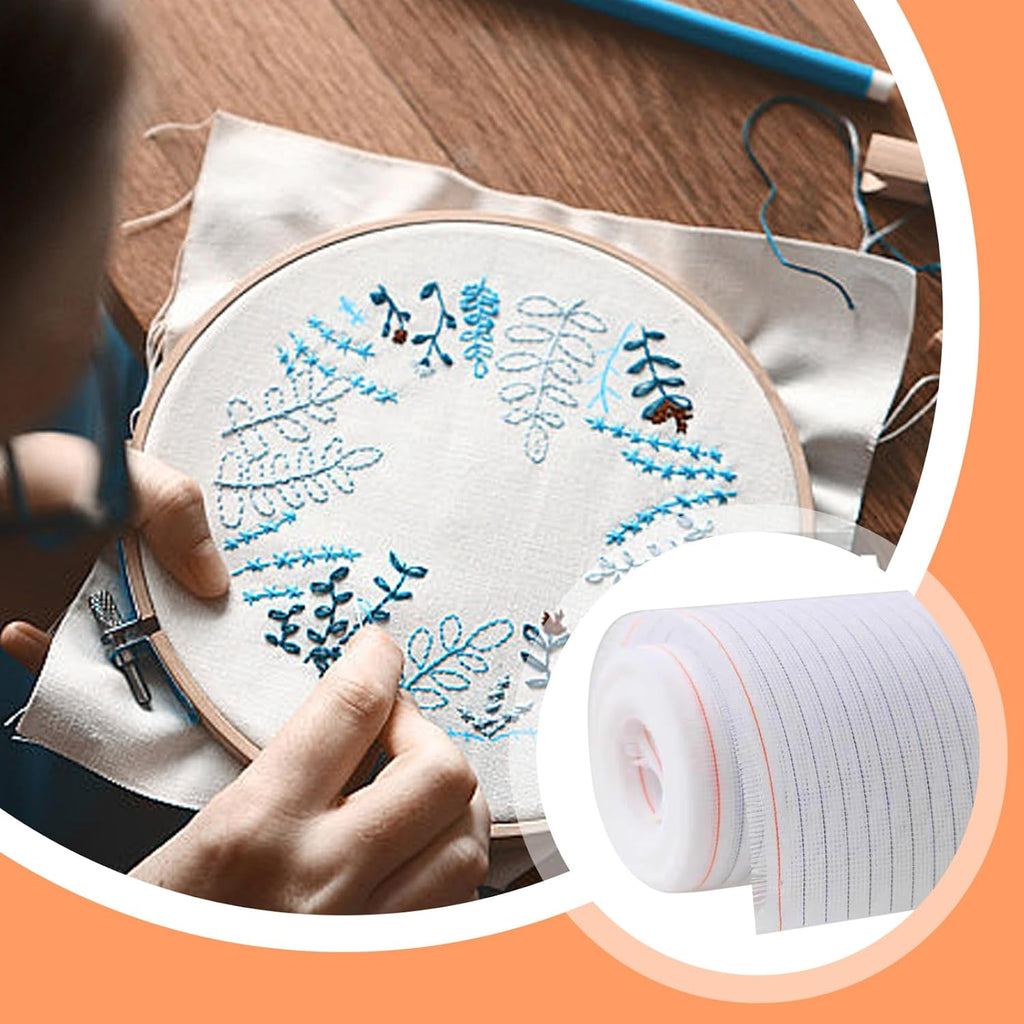 Waste Canvas for Cross Stitching 14CT Disposable Cross Stitches Fabric