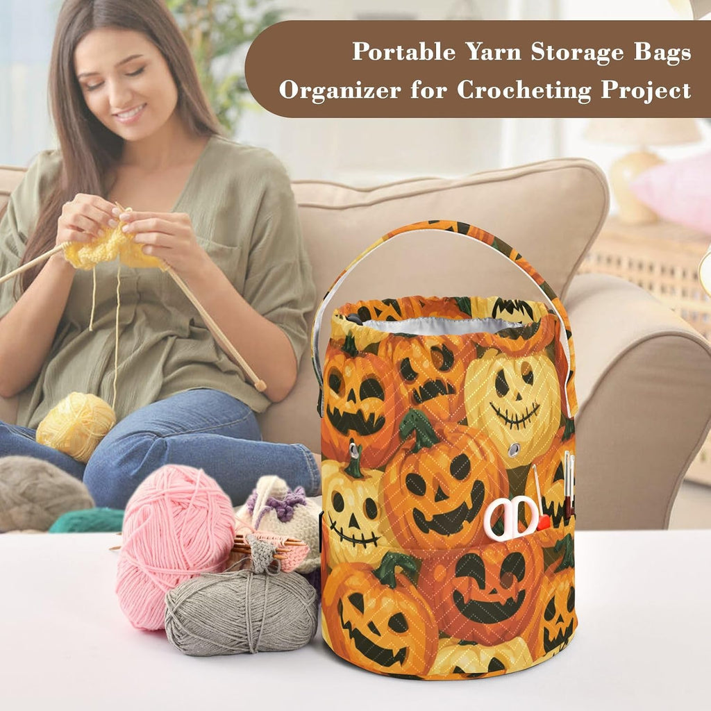 Crochet Bag Organizer Yarn Storage Knitting Bags and Totes