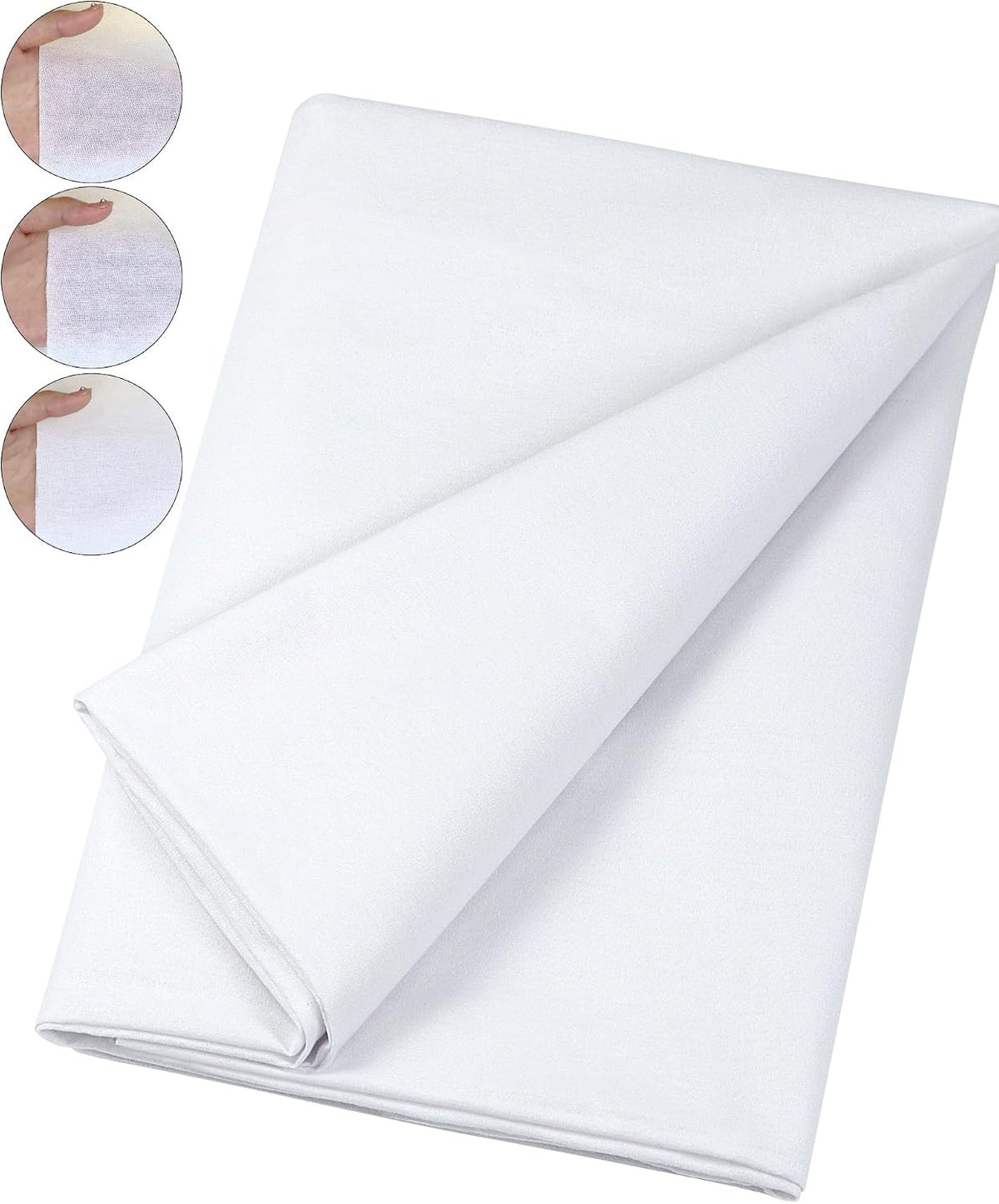 PLANTIONAL Heavy Weight Woven Cotton Iron-On Fusible Interfacing, 44"X