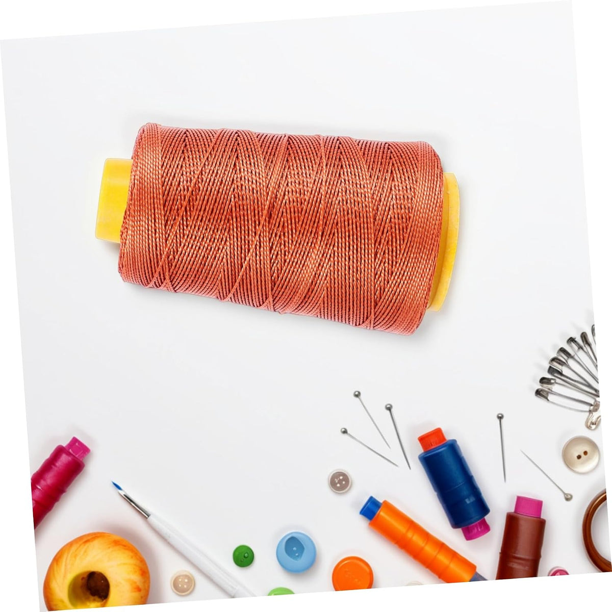 Brown Nylon Sewing Thread 1 Roll for Leather and Bag Repairs