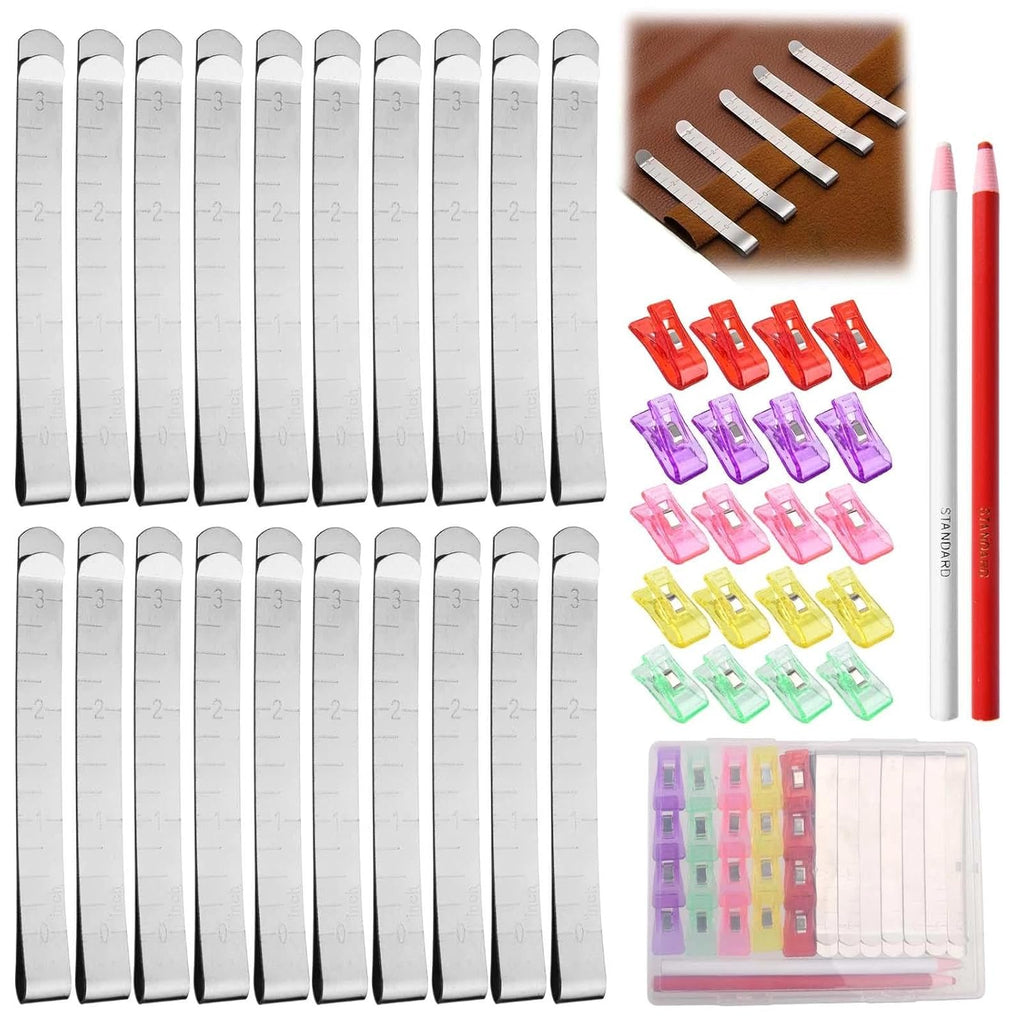 Sewing Clips Set of 20 Stainless Steel Hemming Clips 4 Inches